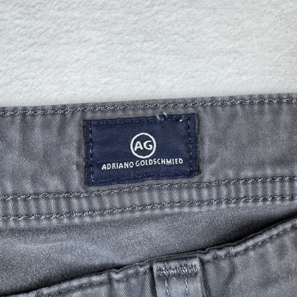 AG Adriano Goldschmied The Graduate Tailored Leg Gray Chinos Men's 32x32